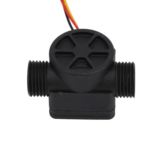 Hall Effect Water Flow Meter G1/2" 1-30L/min Range High Precision Flow Sensor With Imported Hall Elements Durable Food Grade Construction Waterproof
