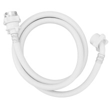 Wasmachine-inlaatslang, flexibele PVC-slang voor wasmachines, universele wasmachineaansluiting, vervormingsbestendige slang met scheurbestendige
