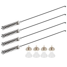 Wastrommelbalancer, stabiele prestatie-ophangingsstangenset voor wasmachineschokdemper, trillingsdemper voor Amana, compatibele wasmachineonderdelen,