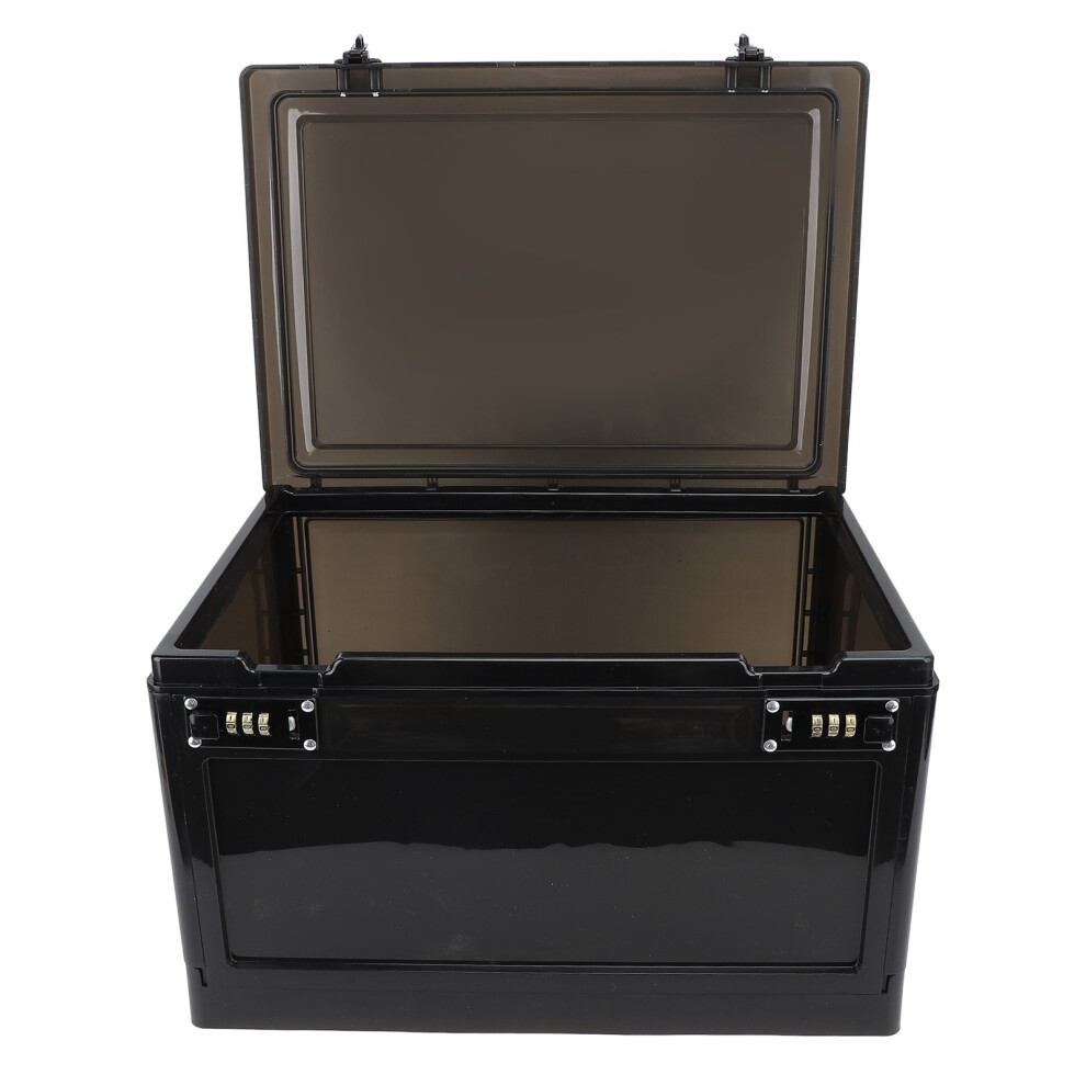 Visible Transparent Storage Lockable Box Sturdy Multifunctional Design Large Size Top Opening Door Medical Food Grade Plastic Combination Code Securi