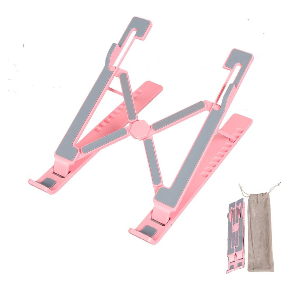Portable Laptop Stand, Upgrade Adjustable Angle (100Mm To 160Mm) Non-Slip Foldable Design Compatible With 10" Â 15.6" Laptops Tablet Ipad, 9138057231267