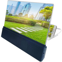 Magnifying Screen Amplifier for Smartphones, 252*145*1.6mm Portable Design with Bluetooth Speakers, Best Choice for Gifts, Shockproof Protection