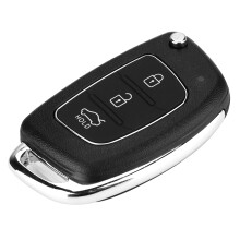 Coque de télécommande de remplacement à clapet antichoc compatible avec Hyundai Sonata Santa Fe 2013-2014, étanche, pour système d'ouverture