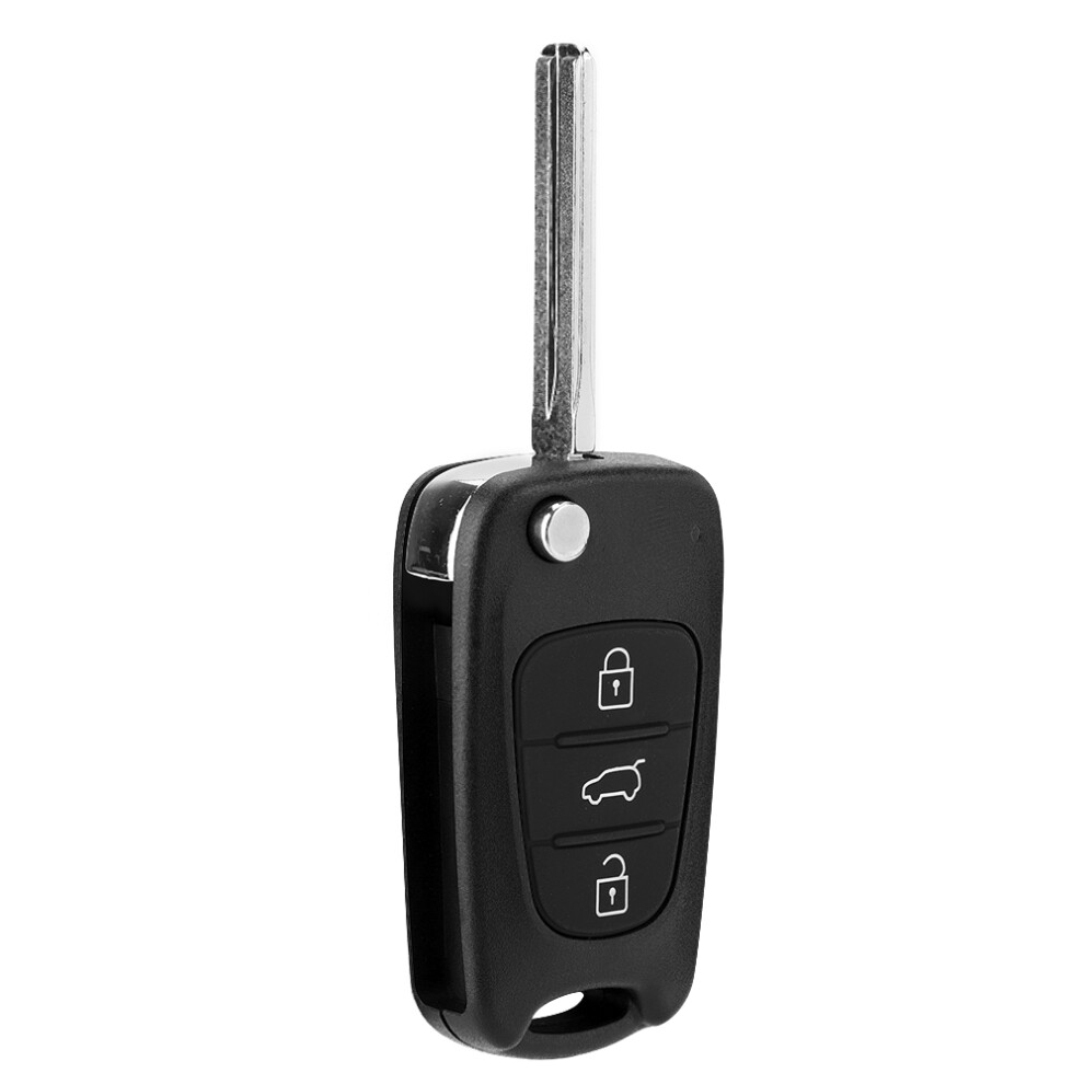 Shock Absorbing Flip Key Fob Replacement Remote Control Fob Shell Fit For Hyundai Sonata Santa Fe 2013-2014 Waterproof Rating Car Keyless Entry 9190834468570