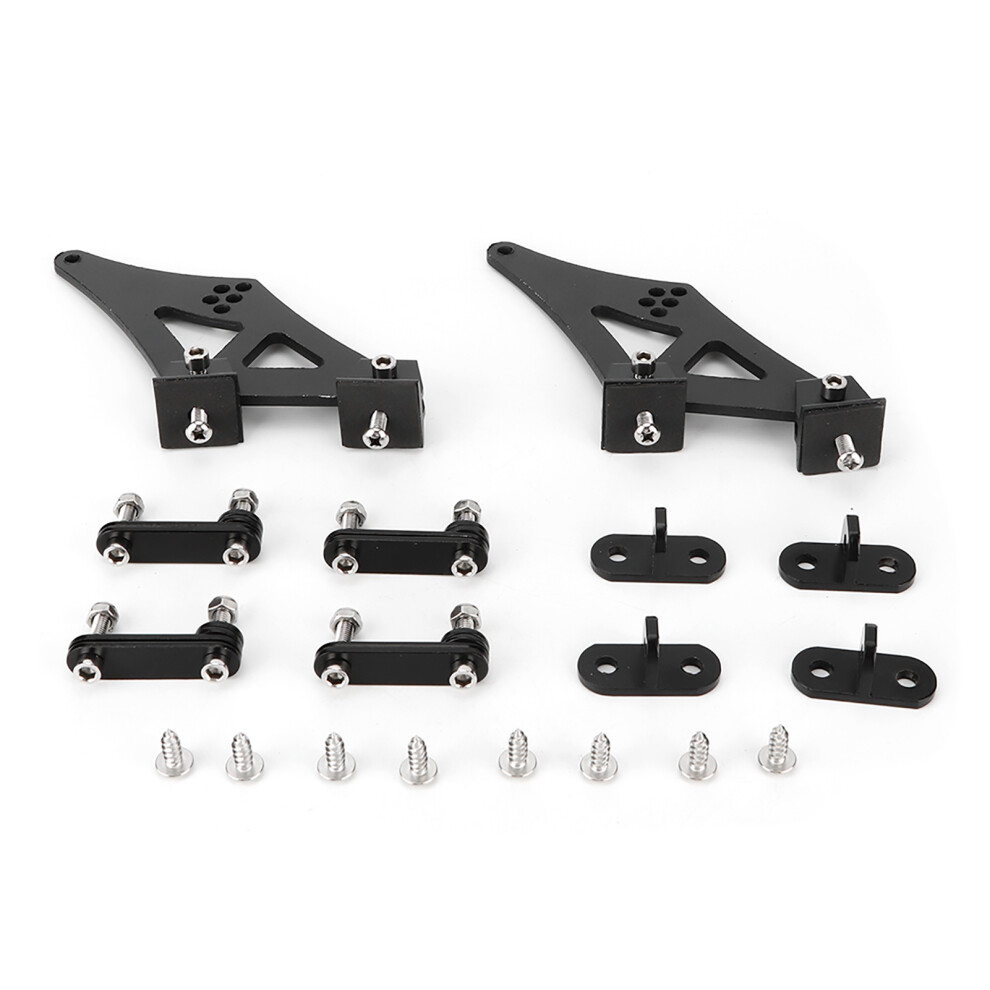 Lightweight Aluminum Alloy Spoiler Mount Brackets, Reduces Resistance Universal Car Rear Wing Legs Mounting Hardware, Strong Hold, Secure Grip 9190834468808
