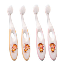 Sensitive Teeth, Ergonomic Handle for Children's Comfort, Cartoon-Designed Brush Handle Sparks Joy, Soft Nylon Bristles for Gentle Cleansing