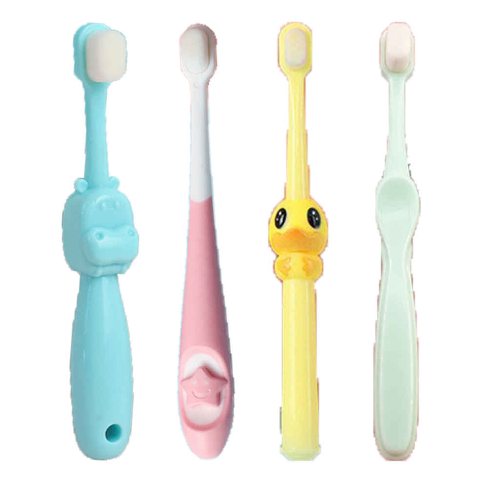 Toothbrush For Toddlers, Soft Bristles Clean Deep Into The Teeth With Ergonomic Design And Bright Fun Colors, Cute Animal Design For Attracting Childr