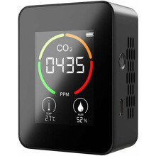 TVOC-testare, hög precision, realtidsövervakning, inomhus CO2-detektor med USB-laddning för pålitlig miljökontroll