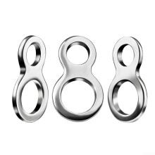 Stainless Steel Double Hole Fishing Swivels 20Count, Model 2, Reliable Connectors For Lure Setup