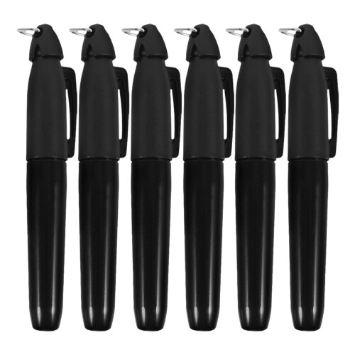 Golf Liner Pen Hook Alignment Marker 6Piece Set Pen Style Alignment Marker For Golf Course Alignment And Swing Practice