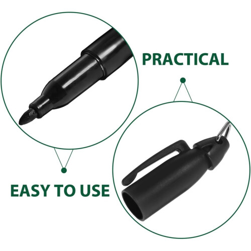 Golf Liner Pen Hook Alignment Marker 6Piece Set Pen Style Alignment Marker For Golf Course Alignment And Swing Practice 1