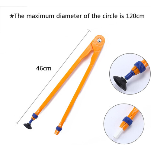Math Compass Multifunctional Drawing Tool Adjustable Geometry Set 1