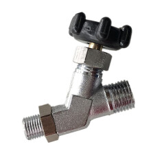 Steam Iron Air Release Valve Water Diverter ThreeWay Valve For Steam Iron Silver 2.7x6x6 cm