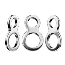 Double Stainless Steel Ball Bearing Fishing Swivels Terminal Tackle Line Connectors Saltwater Freshwater 3mm 4mm 5mm