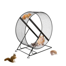Hamster exercise wheel, silent running wheel, quiet wheel for small pets, exercise wheel for hamsters, mice, gerbils, small pets black M 26 cm
