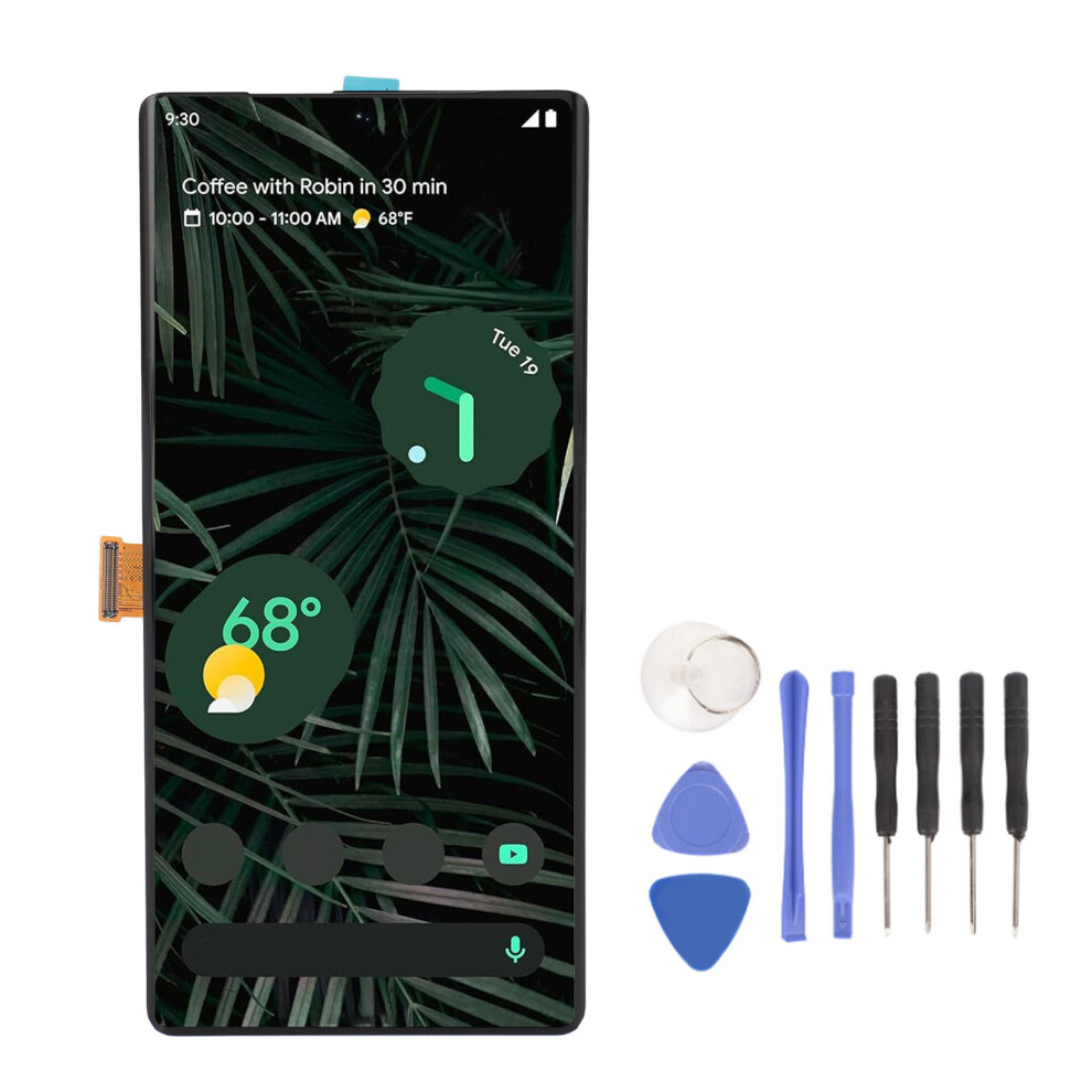 Strictly Tested Touch Display Digitizer Assembly For Pixel 6 Pro 5G High Brightness 3D Sensitive Touch Fingerprint Sensor Compatible Easy Installation 9012494504538