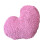 Les conceptions de couleur unie de coussin de coeur-Rose 1