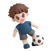 Food Grade Plastic Football Theme Decors-Soft rubber football