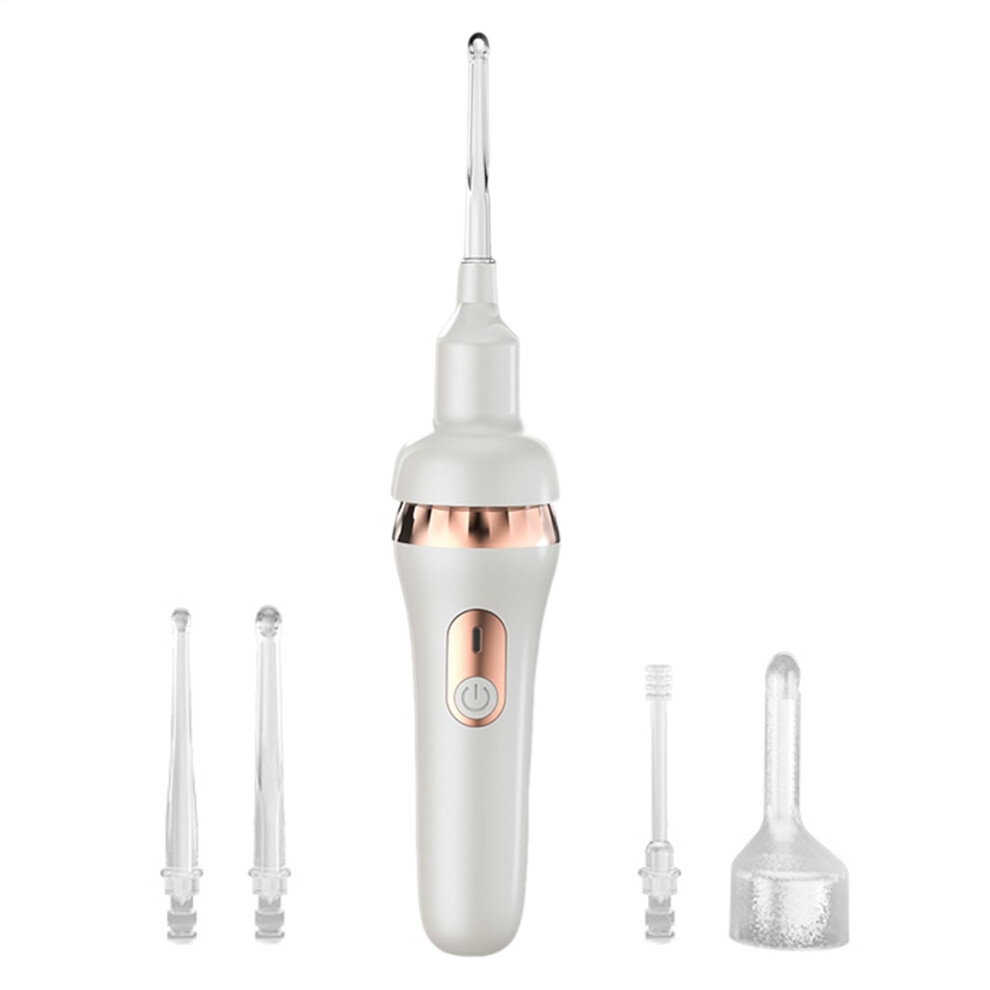 Electric Ear Cleaner  Ear Wax Remover with Light  Reusable Precision Tool for Earwax Removal for Adults and Children White