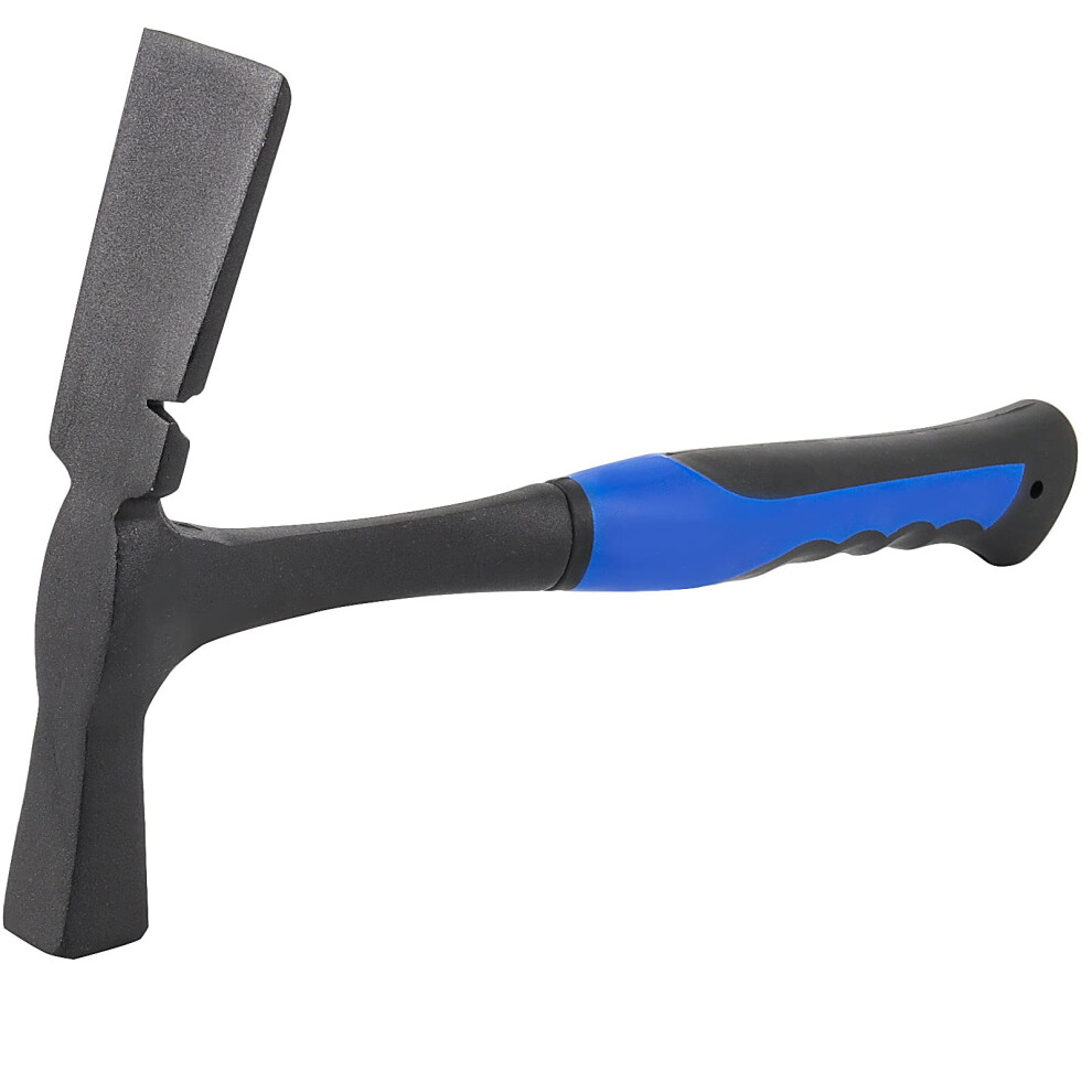 Brick Hammer Forged Steel 13' 32Oz Black Masonry Hammer Masonry Hammer Geology Stone Impact Hammer With Nonslip Handle 9365049759533