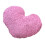 Soft Polyester Filled Love Designs Cushion Ideal for Home-Pink 1