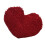 Coussin décoratif en forme de cœur pour sièges-Rouge 1