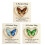 Cadeau élégant transparent de carte de message de poche de-Vert 2