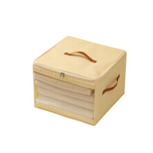 Boîte de rangement pliable spacieuse avec fenêtre-B grand