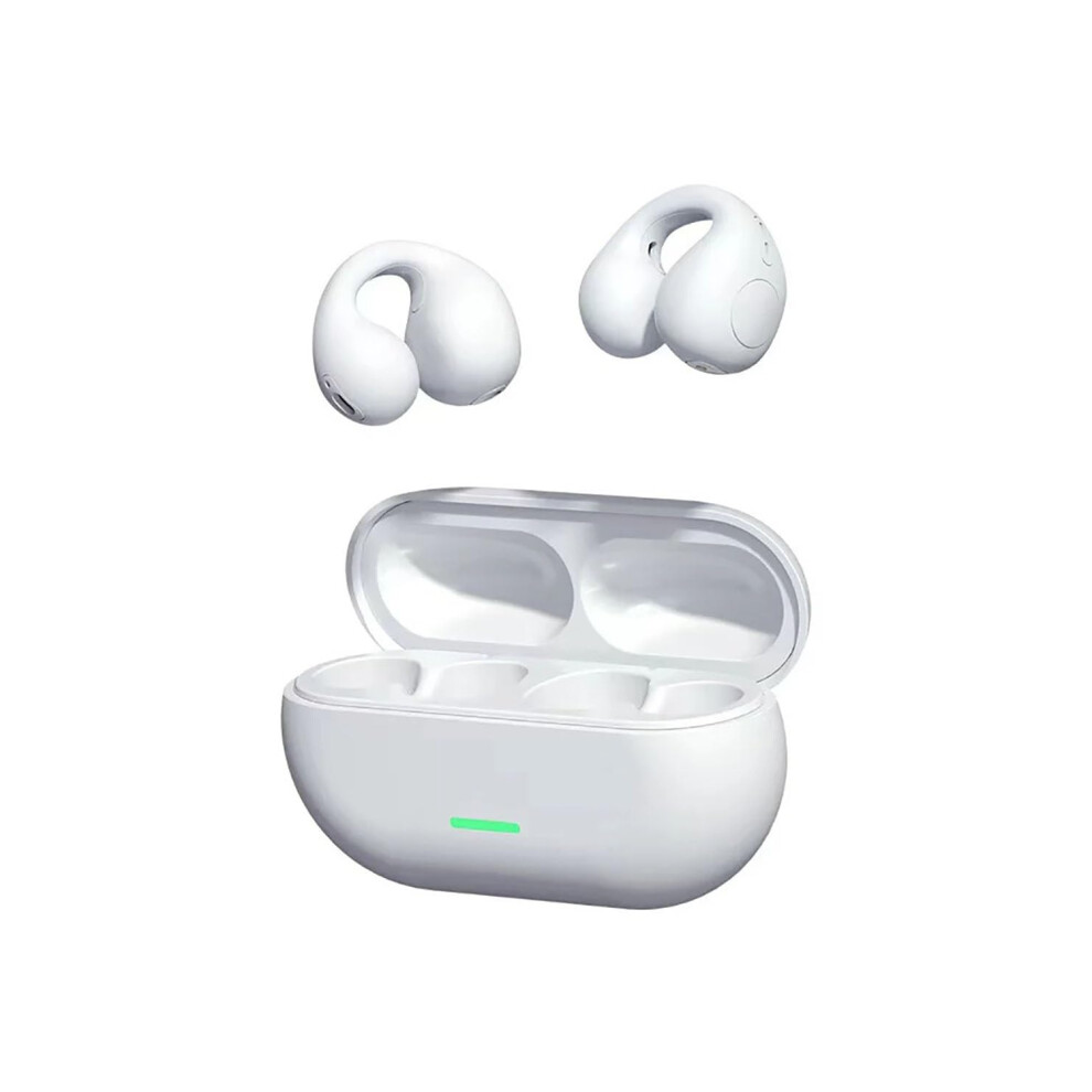 Bluetooth Headset T75 Tws Bluetooth 5.3 Bone Conduction Earbuds Inear Headphones White 9189345966569