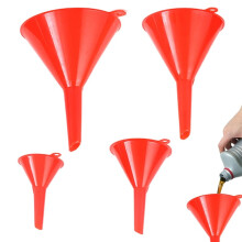 Öltrichter-Set mit 4 Stück, flexibles Trichter-Set mit breiter Öffnung für Kfz-Flüssigkeiten, wiederverwendbare