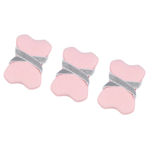 Sac à savon en éponge avec sangle de suspension facile,-Rose