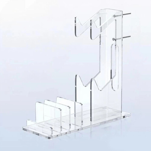 Acryl-Organizer-Rack für Kopfhörer, Gamecontroller, Tablets für 2