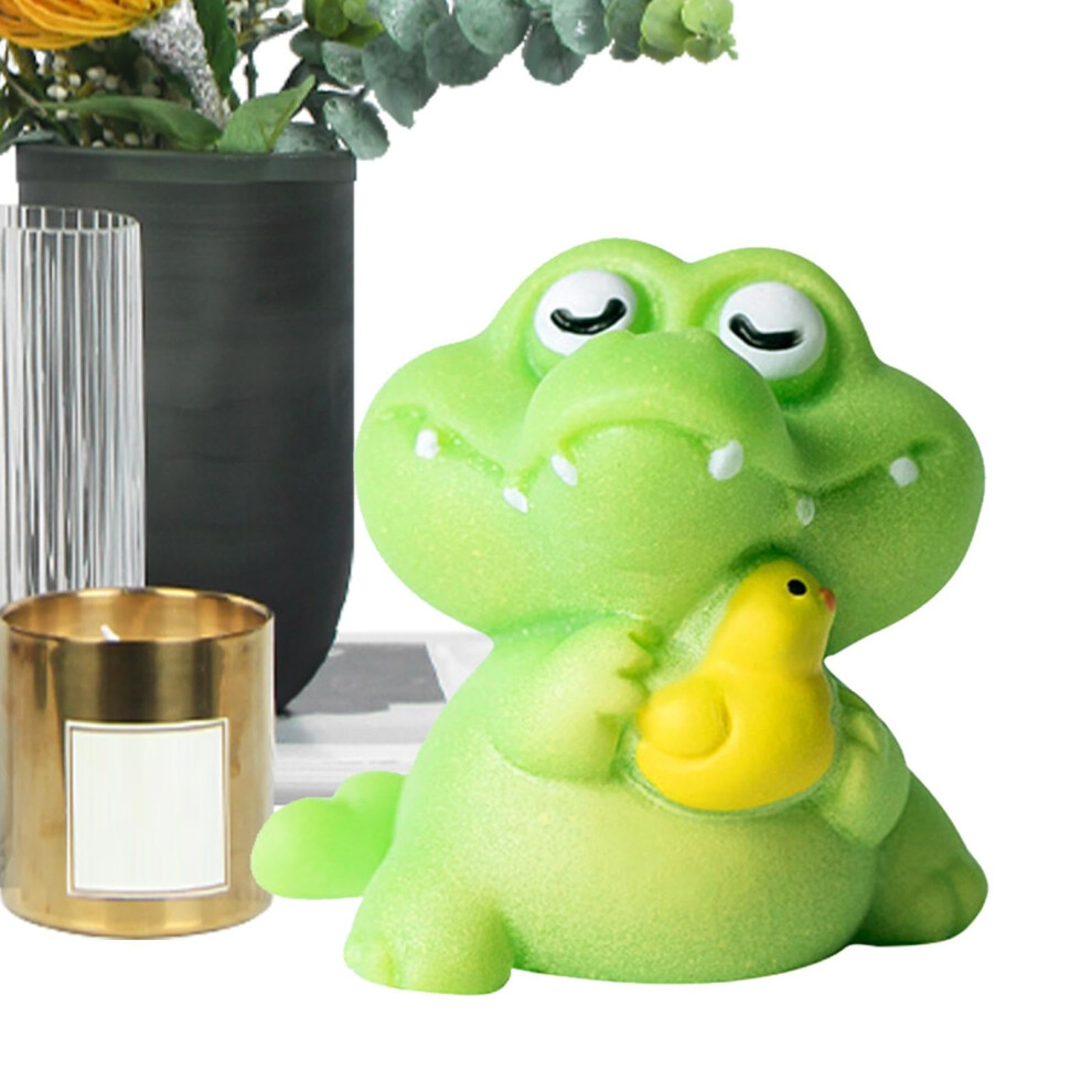 Cartoon Animals Figure For Dashboard, Exquisite Vivid Little Duck Yellow 9412369963048
