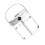 Portable 2L USB Humidifier with Large Capacity Tank mists-White 1