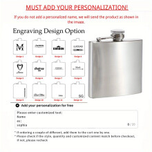 (Silvery, Design 5) 6 oz personalisierte Edelstahlflasche, individuell gravierte Trauzeugenflaschen, Trauzeugengeschenke,