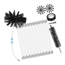 MultiPurpose Vents Cleaning System with Bendable Rods for