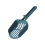 Ergonomic Handle Cats Litter Scoops Waste-Blue 8.9X19.5cm 1
