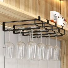 (Black, 4pcs) Kein Stanzen erforderlich. Rotweinbecherhalter, umgekehrter Becherhalter, Glasbecher, umgekehrter Tropfbecherhalter