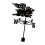 Metal Wind Direction Light Rooster Shaped Iron- flying pigs 1