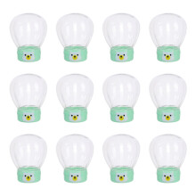 12 stuks ballonvorm plastic snoephouder snoep-Lichtgroen