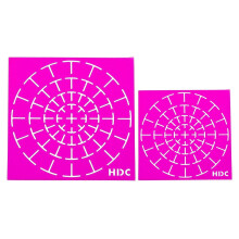 Stencil templates – dot stencil templates, 2 pieces, precision accessories for rock decoration, walls, glass, and creative crafts