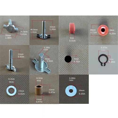 Mixing Shaft Rings Bread Baking Pan Container Maintenance Small 2