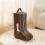 4 Stück multifunktionale Schuhbeutel, Stiefel-Staubschutz-braun 5
