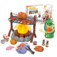 Kids pretend camping Kids in INIDO OUTDOOR FINT PLAY outdoor game for creative, educational fun girls aged 3 to 6 years.