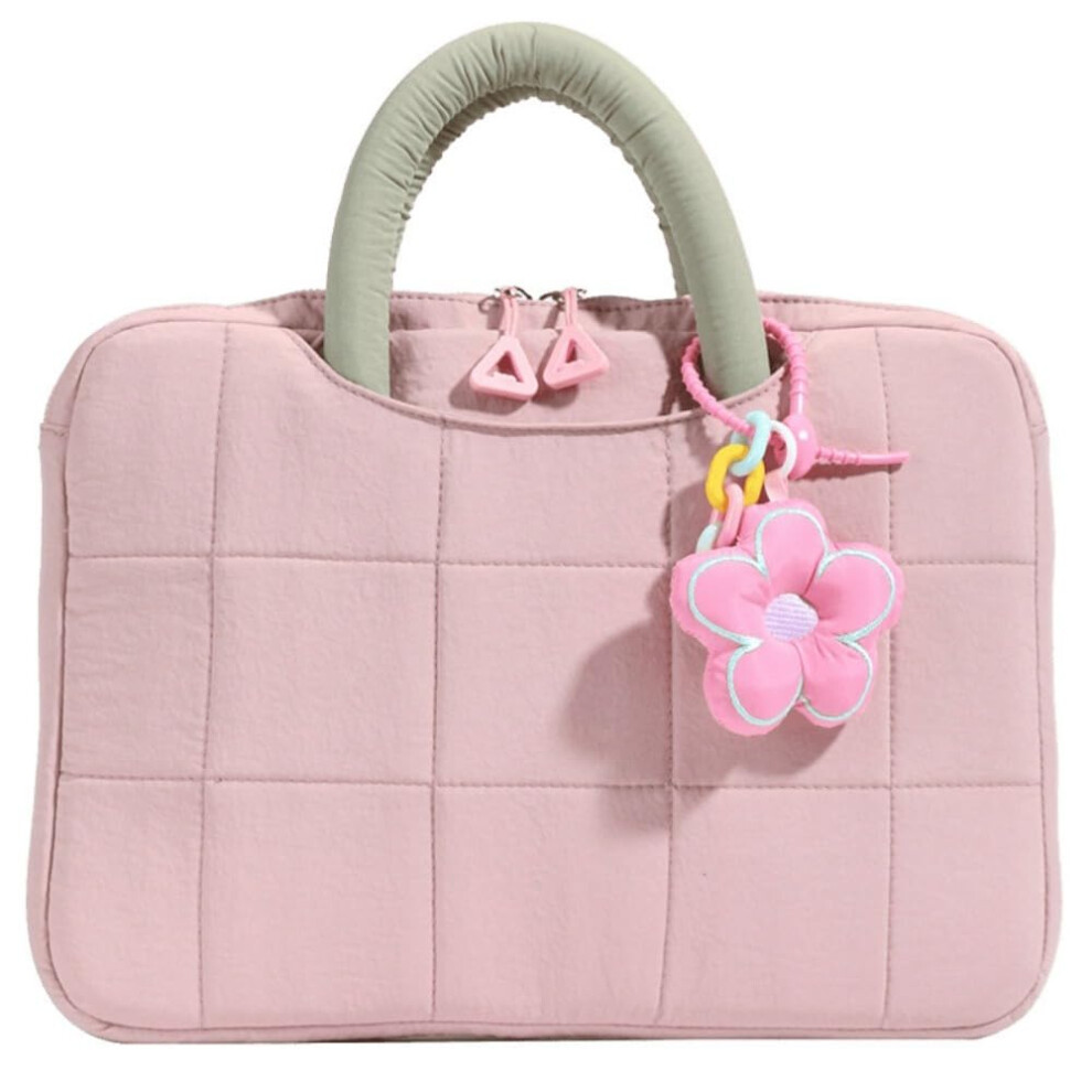 14 Inch Laptop Sleeve Case Unisex Waterrepellent Laptop Bag Tablet Sleeve 14Inch Computer Briefcase Handbag Pink 9189345967023