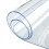 Clear Tablecloth Cover Protector Rectangular, Thick Clear PVC, Transparent Plastic Table Cover, Fits Most Tables 1