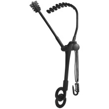 Adjustable saxophone neck strap, ONE adjustable leather neck strap with rotating hooks and wide pads, soft for alto and tenor, alto sax, saxophone