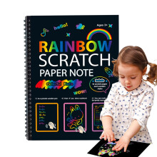 Scratchboard Art Set, Magic Scratches Off Cards, Color Surprise Notes, Craft Fun for Kids