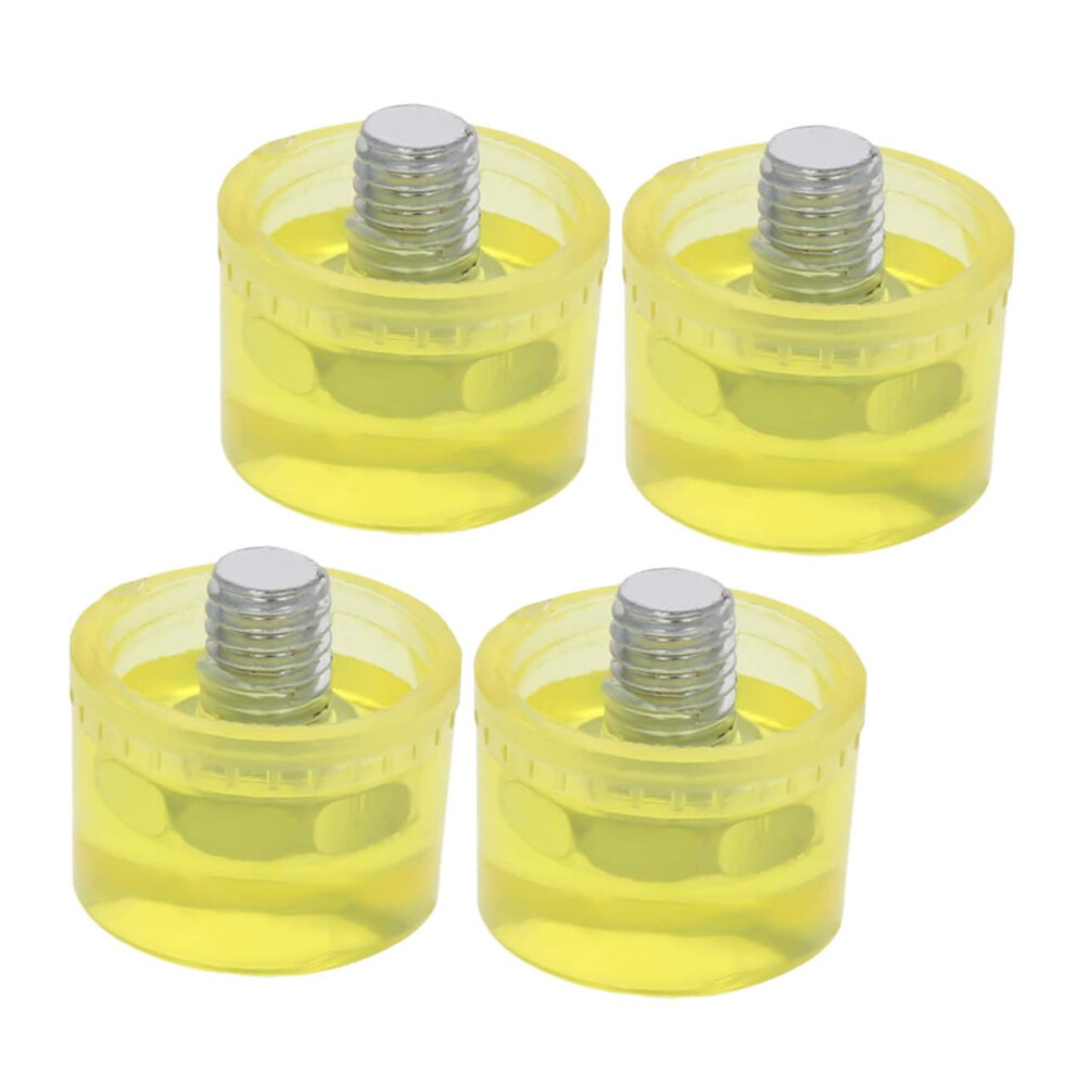 Rubber Mallet Hammer Replacement Heads, Vibrationresistant Tips, 4 Pcs For Furniture Assembly And Delicate Craftwork 9189345967061