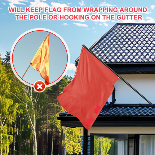 8 Stück Haltbarkeit Magnetische Flaggengewichte Silikone-Rot 1